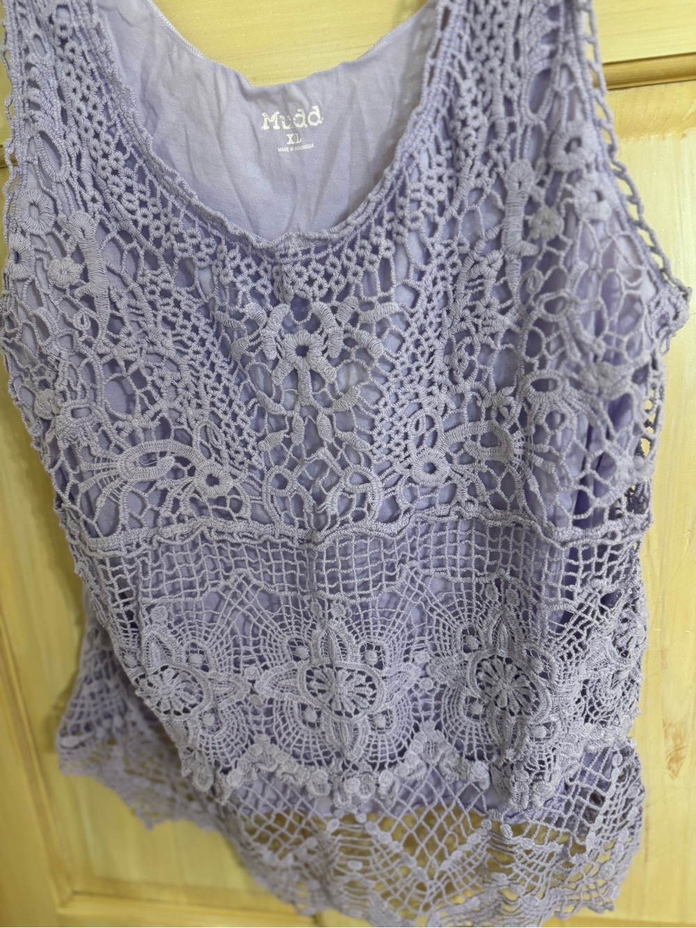 MUDD crochet tank - Picture 3 of 5